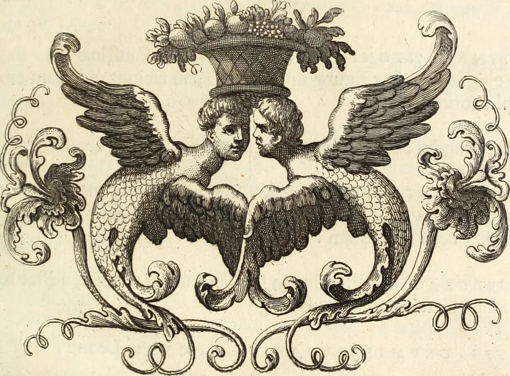 An illustration from Numismata imperatorum romanorum praestantiora a Julio Caesare ad Postumum usque per Joannem Vaillant, 1743, leaf 142