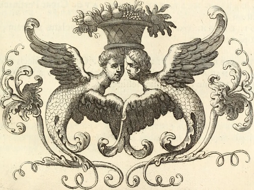 An illustration from Numismata imperatorum romanorum praestantiora a Julio Caesare ad Postumum usque per Joannem Vaillant, 1743, leaf 170