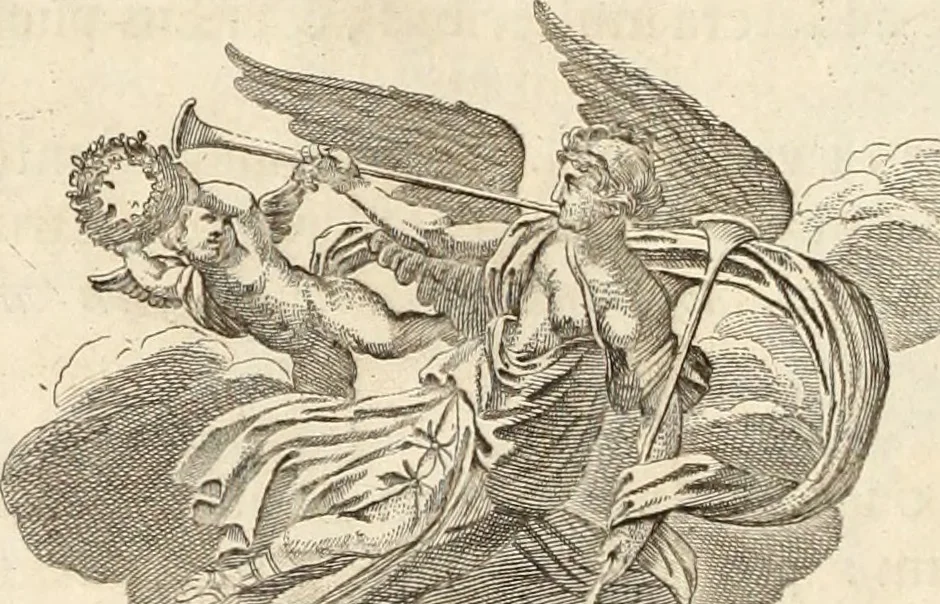 An illustration from Numismata imperatorum romanorum praestantiora a Julio Caesare ad Postumum usque per Joannem Vaillant, 1743, leaf 219