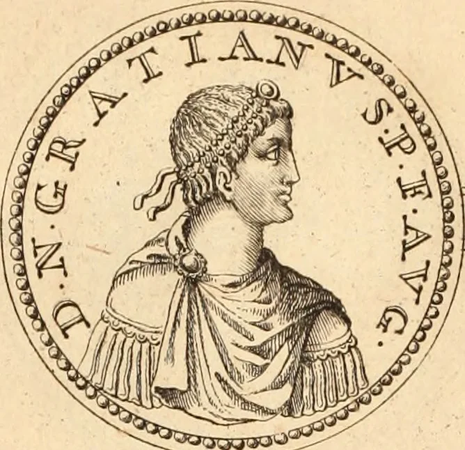 An illustration from Numismata imperatorum romanorum praestantiora a Julio Caesare ad Postumum usque per Joannem Vaillant, 1743, leaf 271