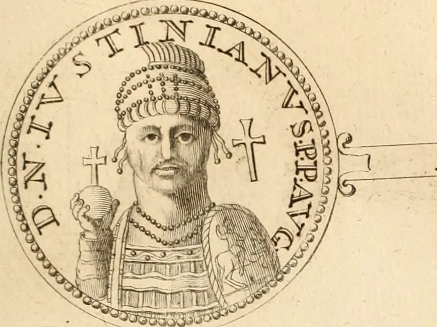 An illustration from Numismata imperatorum romanorum praestantiora a Julio Caesare ad Postumum usque per Joannem Vaillant, 1743, leaf 280