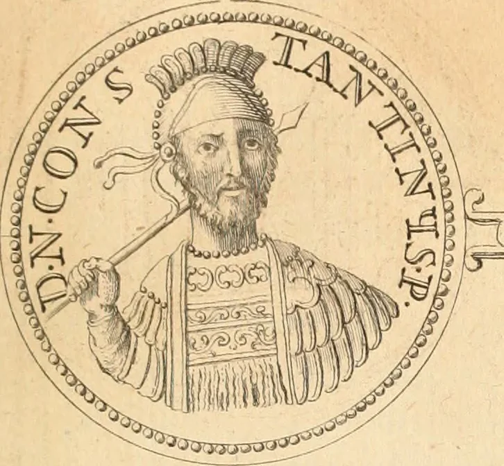 An illustration from Numismata imperatorum romanorum praestantiora a Julio Caesare ad Postumum usque per Joannem Vaillant, 1743, leaf 286