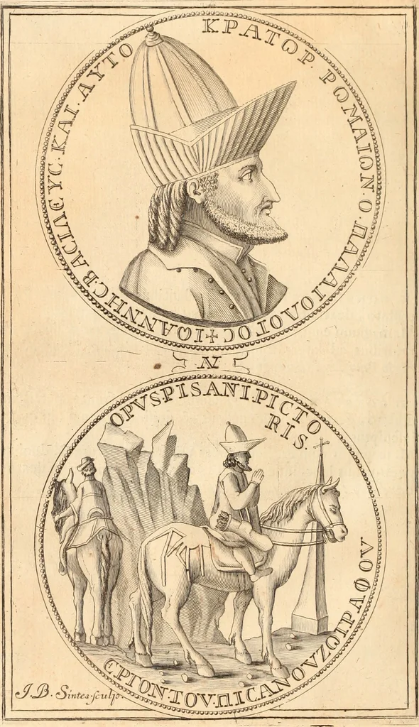 An illustration from Numismata imperatorum romanorum praestantiora a Julio Caesare ad Postumum usque per Joannem Vaillant, 1743, leaf 287