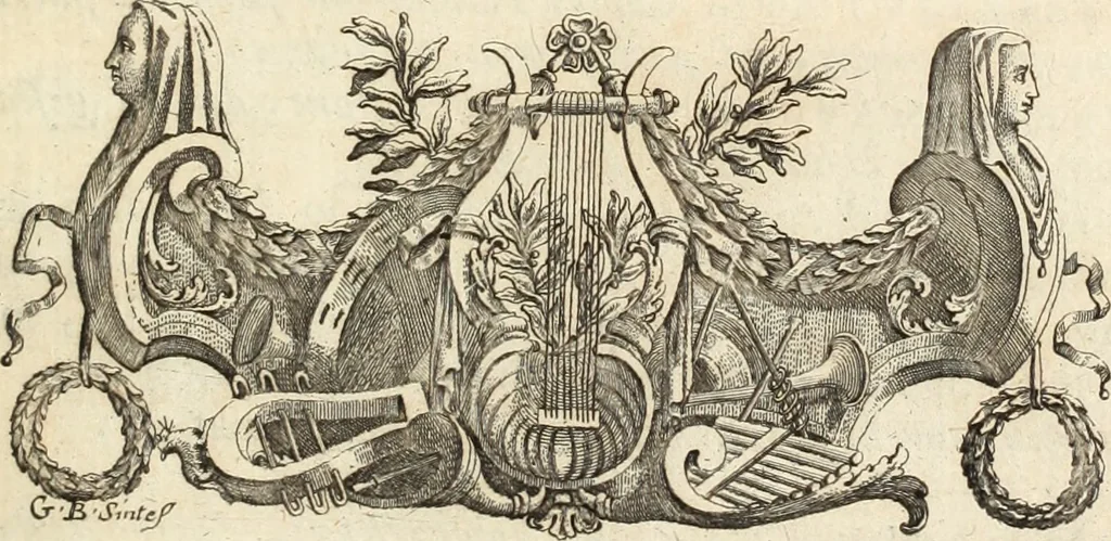An illustration from Numismata imperatorum romanorum praestantiora a Julio Caesare ad Postumum usque per Joannem Vaillant, 1743, leaf 38