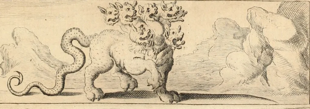 An illustration from Numismata imperatorum romanorum praestantiora a Julio Caesare ad Postumum usque per Joannem Vaillant, 1743, leaf 82