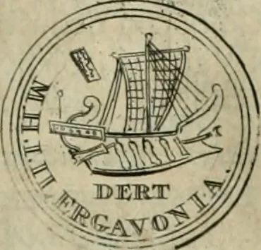 An illustration from Numismata ærea imperatorum, augustarum, et cæsarum, in coloniis, municilpiis, et urbibus jure latio donatis, ex omni modulo percussa, 1695, leaf 102