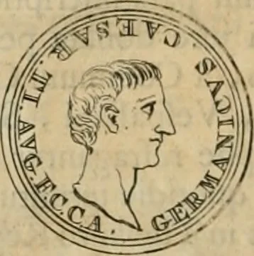 An illustration from Numismata ærea imperatorum, augustarum, et cæsarum, in coloniis, municilpiis, et urbibus jure latio donatis, ex omni modulo percussa, 1695, leaf 119