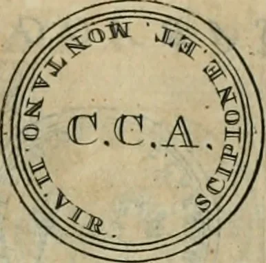 An illustration from Numismata ærea imperatorum, augustarum, et cæsarum, in coloniis, municilpiis, et urbibus jure latio donatis, ex omni modulo percussa, 1695, leaf 122