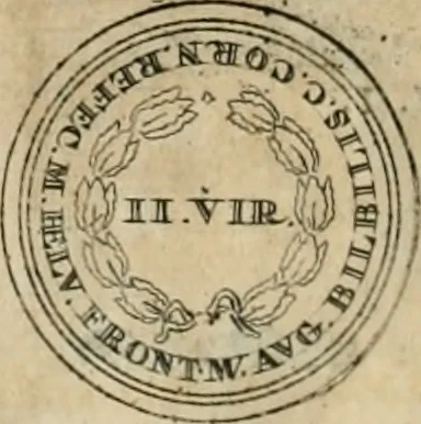 An illustration from Numismata ærea imperatorum, augustarum, et cæsarum, in coloniis, municilpiis, et urbibus jure latio donatis, ex omni modulo percussa, 1695, leaf 125