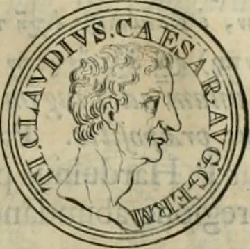 An illustration from Numismata ærea imperatorum, augustarum, et cæsarum, in coloniis, municilpiis, et urbibus jure latio donatis, ex omni modulo percussa, 1695, leaf 130