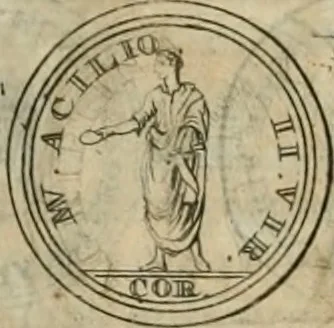 An illustration from Numismata ærea imperatorum, augustarum, et cæsarum, in coloniis, municilpiis, et urbibus jure latio donatis, ex omni modulo percussa, 1695, leaf 137