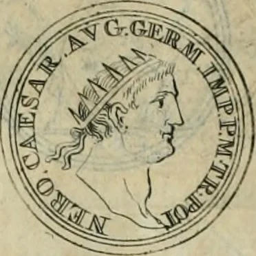 An illustration from Numismata ærea imperatorum, augustarum, et cæsarum, in coloniis, municilpiis, et urbibus jure latio donatis, ex omni modulo percussa, 1695, leaf 140