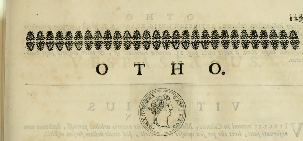 An illustration from Numismata ærea imperatorum, augustarum, et cæsarum, in coloniis, municilpiis, et urbibus jure latio donatis, ex omni modulo percussa, 1695, leaf 154