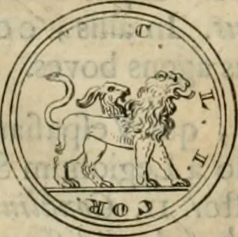 An illustration from Numismata ærea imperatorum, augustarum, et cæsarum, in coloniis, municilpiis, et urbibus jure latio donatis, ex omni modulo percussa, 1695, leaf 163