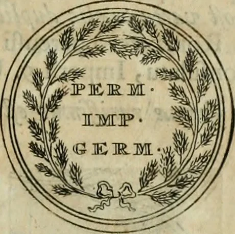 An illustration from Numismata ærea imperatorum, augustarum, et cæsarum, in coloniis, municilpiis, et urbibus jure latio donatis, ex omni modulo percussa, 1695, leaf 164