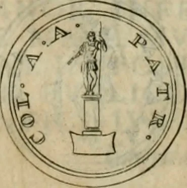 An illustration from Numismata ærea imperatorum, augustarum, et cæsarum, in coloniis, municilpiis, et urbibus jure latio donatis, ex omni modulo percussa, 1695, leaf 166