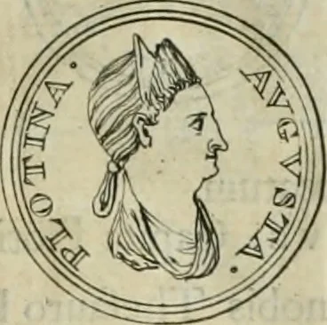 An illustration from Numismata ærea imperatorum, augustarum, et cæsarum, in coloniis, municilpiis, et urbibus jure latio donatis, ex omni modulo percussa, 1695, leaf 176