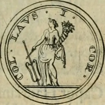 An illustration from Numismata ærea imperatorum, augustarum, et cæsarum, in coloniis, municilpiis, et urbibus jure latio donatis, ex omni modulo percussa, 1695, leaf 182