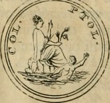 An illustration from Numismata ærea imperatorum, augustarum, et cæsarum, in coloniis, municilpiis, et urbibus jure latio donatis, ex omni modulo percussa, 1695, leaf 185