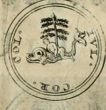 An illustration from Numismata ærea imperatorum, augustarum, et cæsarum, in coloniis, municilpiis, et urbibus jure latio donatis, ex omni modulo percussa, 1695, leaf 188