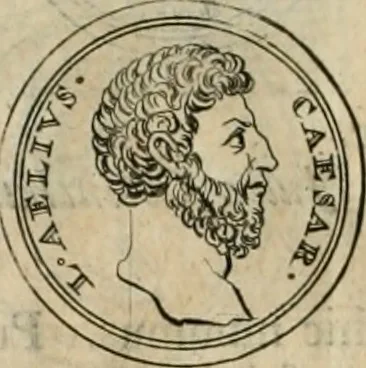 An illustration from Numismata ærea imperatorum, augustarum, et cæsarum, in coloniis, municilpiis, et urbibus jure latio donatis, ex omni modulo percussa, 1695, leaf 189