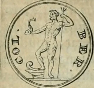 An illustration from Numismata ærea imperatorum, augustarum, et cæsarum, in coloniis, municilpiis, et urbibus jure latio donatis, ex omni modulo percussa, 1695, leaf 192