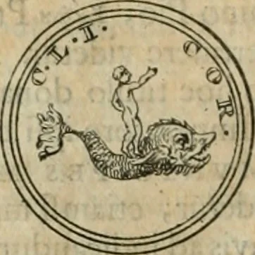 An illustration from Numismata ærea imperatorum, augustarum, et cæsarum, in coloniis, municilpiis, et urbibus jure latio donatis, ex omni modulo percussa, 1695, leaf 195