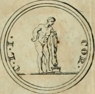 An illustration from Numismata ærea imperatorum, augustarum, et cæsarum, in coloniis, municilpiis, et urbibus jure latio donatis, ex omni modulo percussa, 1695, leaf 208