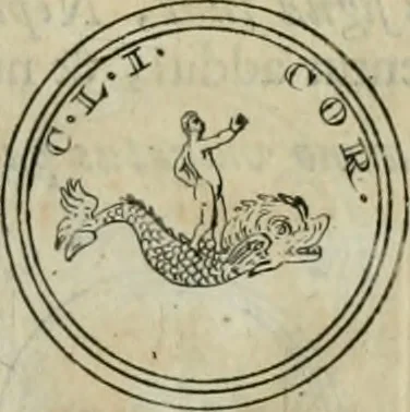 An illustration from Numismata ærea imperatorum, augustarum, et cæsarum, in coloniis, municilpiis, et urbibus jure latio donatis, ex omni modulo percussa, 1695, leaf 208
