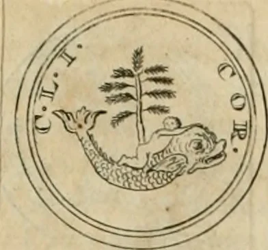 An illustration from Numismata ærea imperatorum, augustarum, et cæsarum, in coloniis, municilpiis, et urbibus jure latio donatis, ex omni modulo percussa, 1695, leaf 209