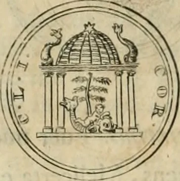 An illustration from Numismata ærea imperatorum, augustarum, et cæsarum, in coloniis, municilpiis, et urbibus jure latio donatis, ex omni modulo percussa, 1695, leaf 209