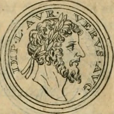 An illustration from Numismata ærea imperatorum, augustarum, et cæsarum, in coloniis, municilpiis, et urbibus jure latio donatis, ex omni modulo percussa, 1695, leaf 221