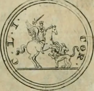 An illustration from Numismata ærea imperatorum, augustarum, et cæsarum, in coloniis, municilpiis, et urbibus jure latio donatis, ex omni modulo percussa, 1695, leaf 226