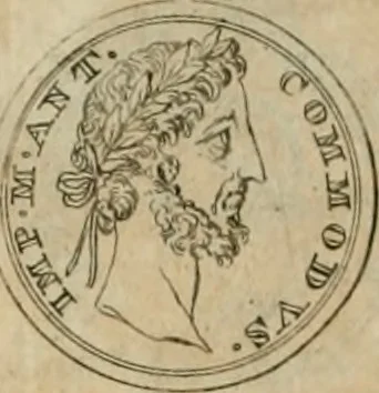 An illustration from Numismata ærea imperatorum, augustarum, et cæsarum, in coloniis, municilpiis, et urbibus jure latio donatis, ex omni modulo percussa, 1695, leaf 233