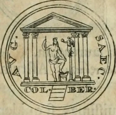 An illustration from Numismata ærea imperatorum, augustarum, et cæsarum, in coloniis, municilpiis, et urbibus jure latio donatis, ex omni modulo percussa, 1695, leaf 234
