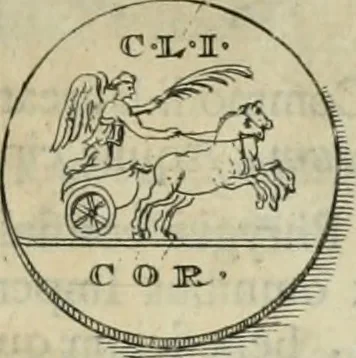 An illustration from Numismata ærea imperatorum, augustarum, et cæsarum, in coloniis, municilpiis, et urbibus jure latio donatis, ex omni modulo percussa, 1695, leaf 238