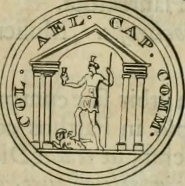 An illustration from Numismata ærea imperatorum, augustarum, et cæsarum, in coloniis, municilpiis, et urbibus jure latio donatis, ex omni modulo percussa, 1695, leaf 272