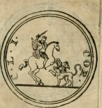 An illustration from Numismata ærea imperatorum, augustarum, et cæsarum, in coloniis, municilpiis, et urbibus jure latio donatis, ex omni modulo percussa, 1695, leaf 277