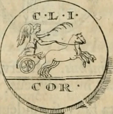 An illustration from Numismata ærea imperatorum, augustarum, et cæsarum, in coloniis, municilpiis, et urbibus jure latio donatis, ex omni modulo percussa, 1695, leaf 279