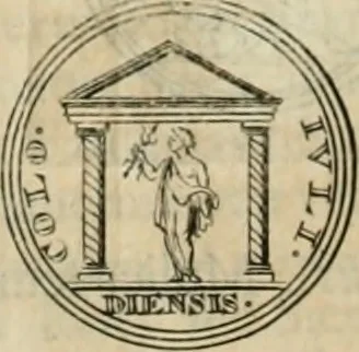 An illustration from Numismata ærea imperatorum, augustarum, et cæsarum, in coloniis, municilpiis, et urbibus jure latio donatis, ex omni modulo percussa, 1695, leaf 279