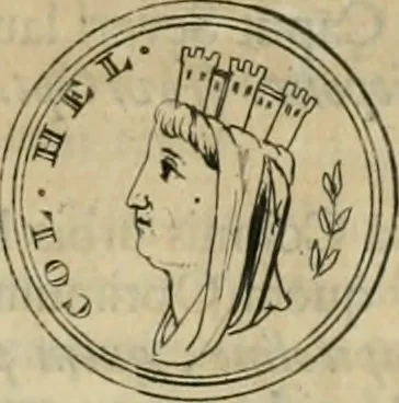 An illustration from Numismata ærea imperatorum, augustarum, et cæsarum, in coloniis, municilpiis, et urbibus jure latio donatis, ex omni modulo percussa, 1695, leaf 280