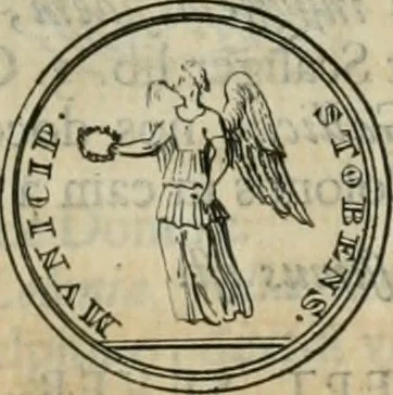 An illustration from Numismata ærea imperatorum, augustarum, et cæsarum, in coloniis, municilpiis, et urbibus jure latio donatis, ex omni modulo percussa, 1695, leaf 284