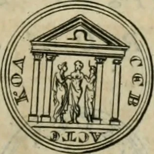 An illustration from Numismata ærea imperatorum, augustarum, et cæsarum, in coloniis, municilpiis, et urbibus jure latio donatis, ex omni modulo percussa, 1695, leaf 290
