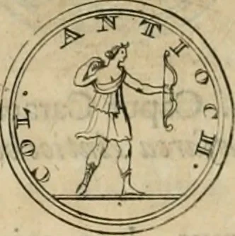 An illustration from Numismata ærea imperatorum, augustarum, et cæsarum, in coloniis, municilpiis, et urbibus jure latio donatis, ex omni modulo percussa, 1695, leaf 295