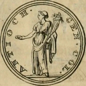 An illustration from Numismata ærea imperatorum, augustarum, et cæsarum, in coloniis, municilpiis, et urbibus jure latio donatis, ex omni modulo percussa, 1695, leaf 295