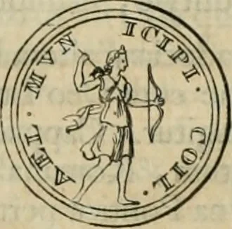 An illustration from Numismata ærea imperatorum, augustarum, et cæsarum, in coloniis, municilpiis, et urbibus jure latio donatis, ex omni modulo percussa, 1695, leaf 300