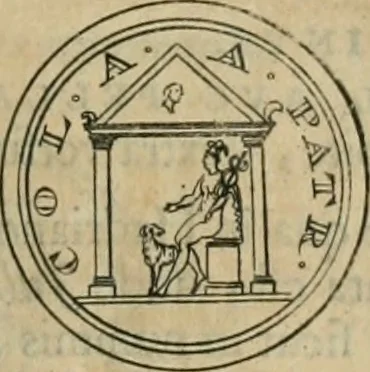 An illustration from Numismata ærea imperatorum, augustarum, et cæsarum, in coloniis, municilpiis, et urbibus jure latio donatis, ex omni modulo percussa, 1695, leaf 308