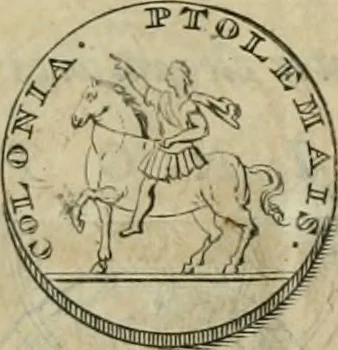 An illustration from Numismata ærea imperatorum, augustarum, et cæsarum, in coloniis, municilpiis, et urbibus jure latio donatis, ex omni modulo percussa, 1695, leaf 310