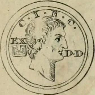 An illustration from Numismata ærea imperatorum, augustarum, et cæsarum, in coloniis, municilpiis, et urbibus jure latio donatis, ex omni modulo percussa, 1695, leaf 32