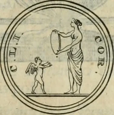 An illustration from Numismata ærea imperatorum, augustarum, et cæsarum, in coloniis, municilpiis, et urbibus jure latio donatis, ex omni modulo percussa, 1695, leaf 320